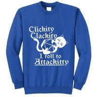 Clickity Clackity I Roll To Attackity Game Dice Attackitty Tall Sweatshirt