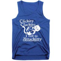 Clickity Clackity I Roll To Attackity Game Dice Attackitty Tank Top