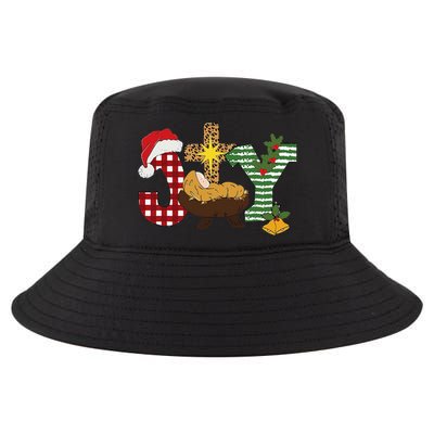 Christian Christmas Joy Jesus Nativity Scene Faith Cool Comfort Performance Bucket Hat