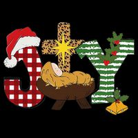Christian Christmas Joy Jesus Nativity Scene Faith Impact Tech Backpack