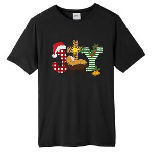 Christian Christmas Joy Jesus Nativity Scene Faith Tall Fusion ChromaSoft Performance T-Shirt