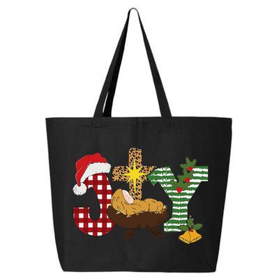 Christian Christmas Joy Jesus Nativity Scene Faith 25L Jumbo Tote