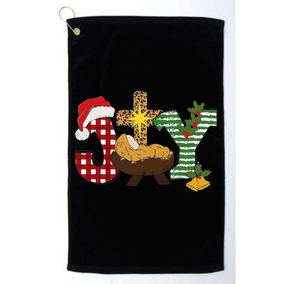 Christian Christmas Joy Jesus Nativity Scene Faith Golf Towel