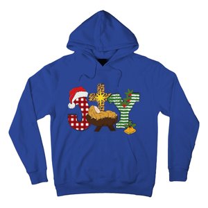 Christian Christmas Joy Jesus Nativity Scene Faith Hoodie