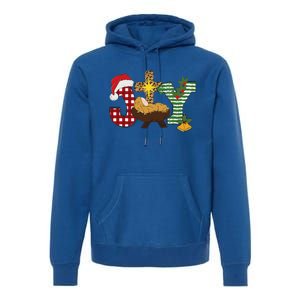 Christian Christmas Joy Jesus Nativity Scene Faith Premium Hoodie