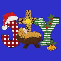 Christian Christmas Joy Jesus Nativity Scene Faith 16 in Basic Backpack