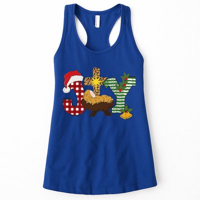 Christian Christmas Joy Jesus Nativity Scene Faith Womens Tank Top