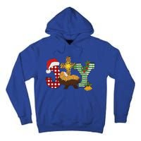 Christian Christmas Joy Jesus Nativity Scene Faith Tall Hoodie