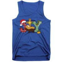 Christian Christmas Joy Jesus Nativity Scene Faith Tank Top