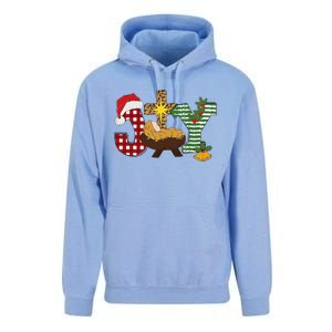 Christian Christmas Joy Jesus Nativity Scene Faith Unisex Surf Hoodie