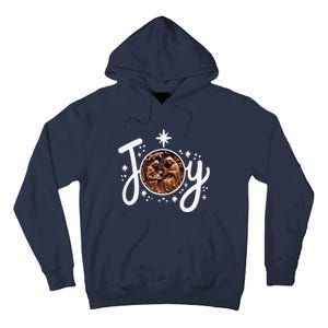 Christian Christmas Joy Jesus Nativity Scene Faith Family Tall Hoodie