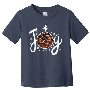 Christian Christmas Joy Jesus Nativity Scene Faith Family Toddler T-Shirt