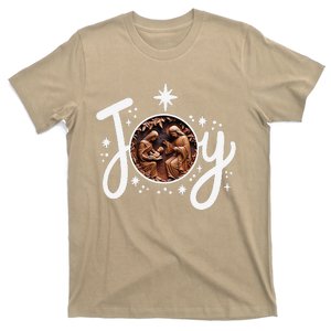 Christian Christmas Joy Jesus Nativity Scene Faith Family T-Shirt