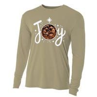 Christian Christmas Joy Jesus Nativity Scene Faith Family Cooling Performance Long Sleeve Crew