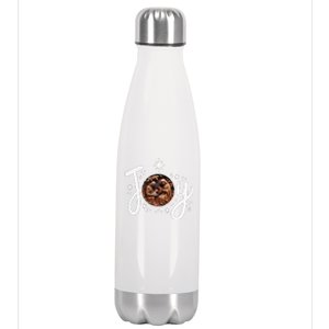 Christian Christmas Joy Jesus Nativity Scene Faith Family Stainless Steel Insulated Water Bottle