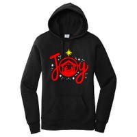 Christian Christmas Joy Jesus Nativity Scene Faith Family Women's Pullover Hoodie