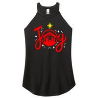 Christian Christmas Joy Jesus Nativity Scene Faith Family Women's Perfect Tri Rocker Tank