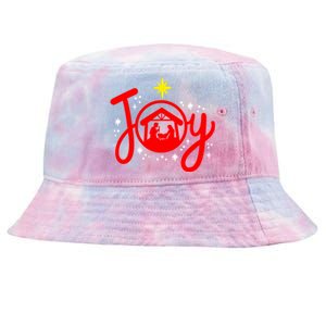 Christian Christmas Joy Jesus Nativity Scene Faith Family Tie-Dyed Bucket Hat