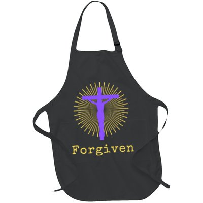 Chrisitan Cross Jesus Forgiven Faith Gift Apron