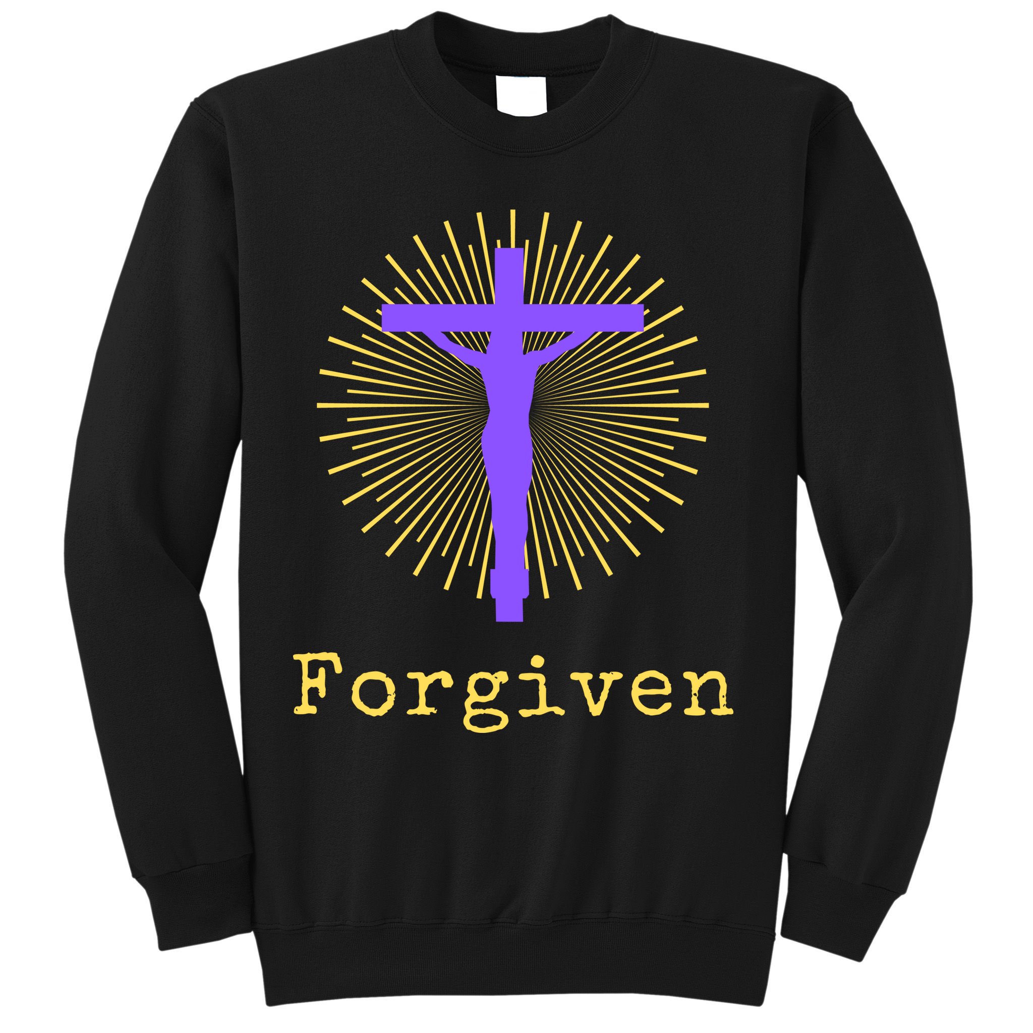 Chrisitan Cross Jesus Forgiven Faith Gift Sweatshirt