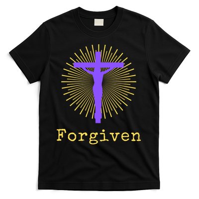 Chrisitan Cross Jesus Forgiven Faith Gift T-Shirt