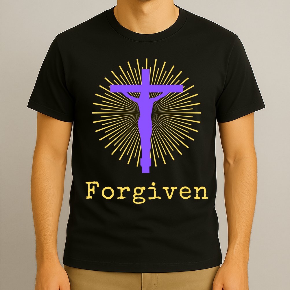Chrisitan Cross Jesus Forgiven Faith Gift T-Shirt