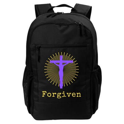 Chrisitan Cross Jesus Forgiven Faith Gift Backpack