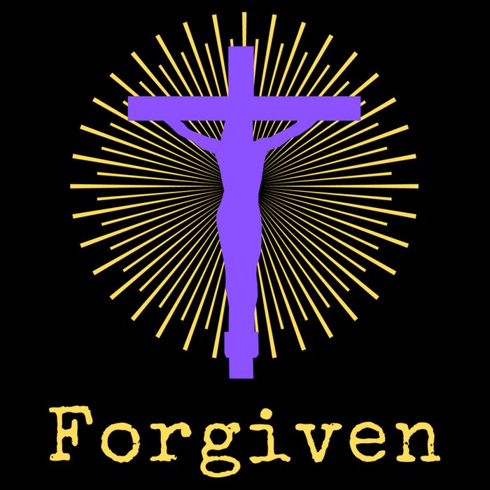 Chrisitan Cross Jesus Forgiven Faith Gift 16 in Basic Backpack