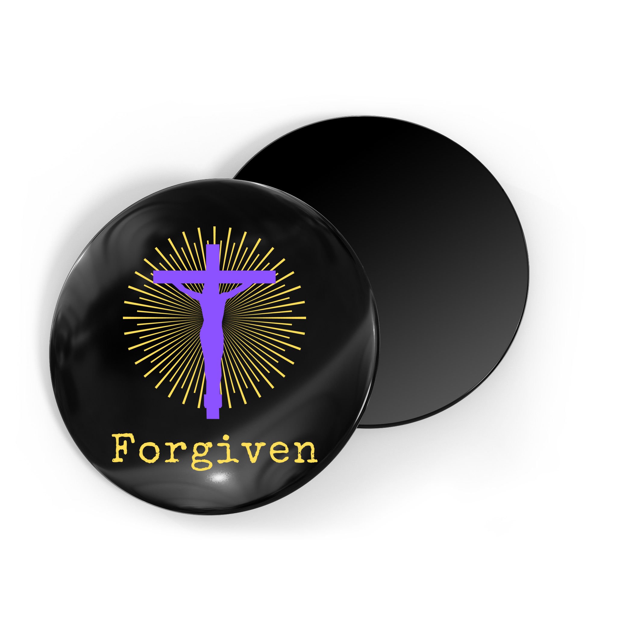 Chrisitan Cross Jesus Forgiven Faith Gift Magnet