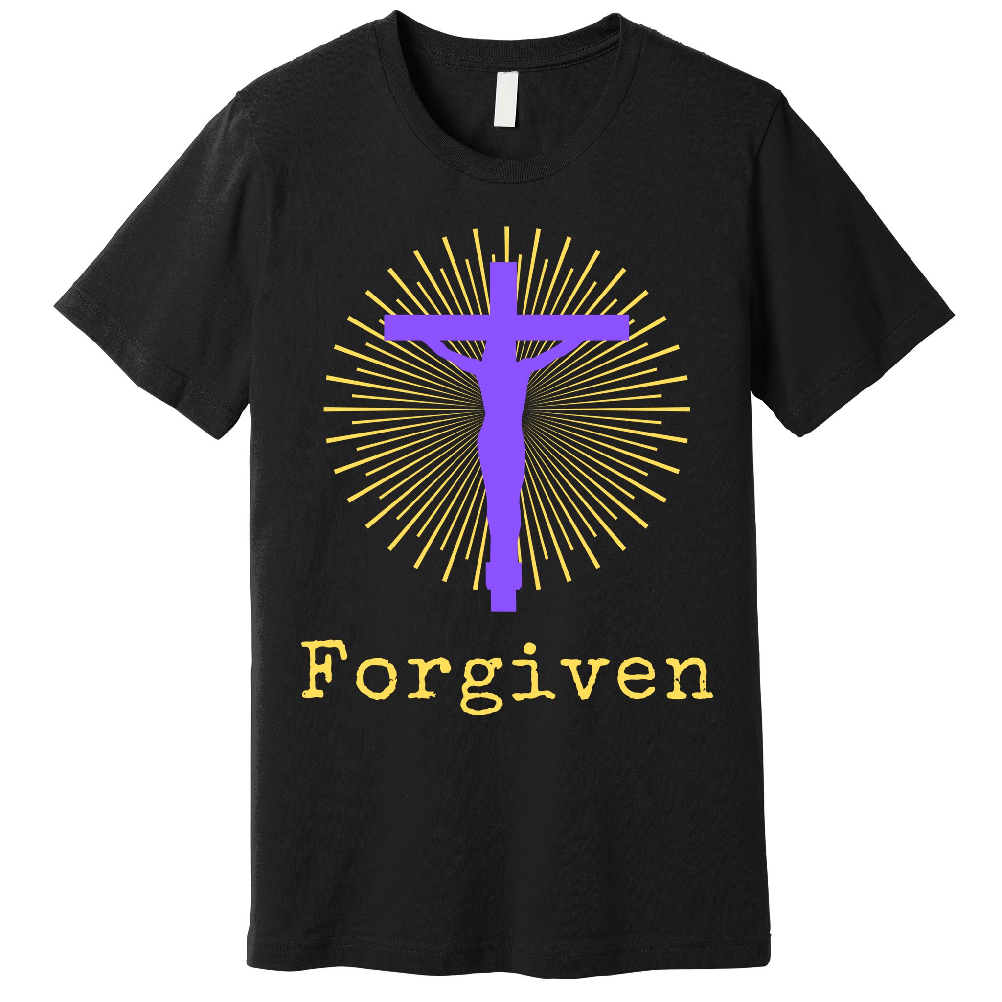 Chrisitan Cross Jesus Forgiven Faith Gift Premium T-Shirt