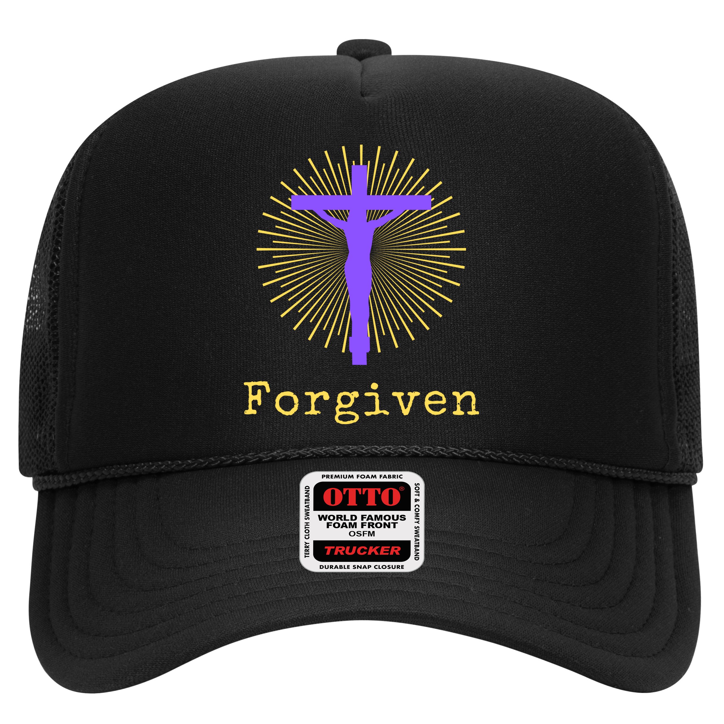 Chrisitan Cross Jesus Forgiven Faith Gift Hat