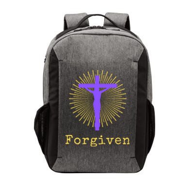 Chrisitan Cross Jesus Forgiven Faith Gift Vector Backpack