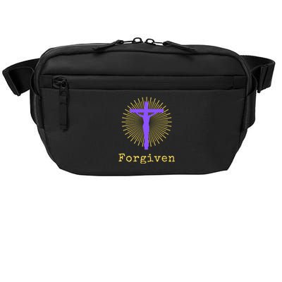 Chrisitan Cross Jesus Forgiven Faith Gift Crossbody Pack