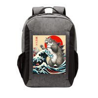 Catzilla Cat Japanese Art Funny Cat Gifts For Women Vector Backpack