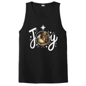 Christian Christmas Joy Jesus Nativity Scene Faith Family PosiCharge Competitor Tank