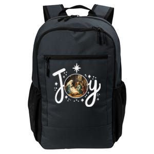 Christian Christmas Joy Jesus Nativity Scene Faith Family Daily Commute Backpack