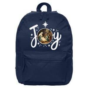 Christian Christmas Joy Jesus Nativity Scene Faith Family 16 in Basic Backpack