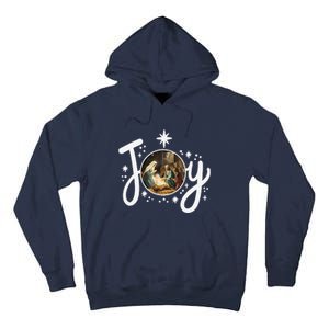 Christian Christmas Joy Jesus Nativity Scene Faith Family Tall Hoodie