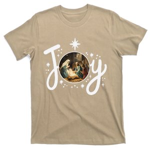 Christian Christmas Joy Jesus Nativity Scene Faith Family T-Shirt