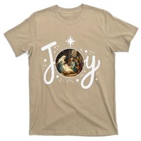 Christian Christmas Joy Jesus Nativity Scene Faith Family T-Shirt