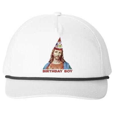 Cool Christmas Jesus Birthday Boy Snapback Five-Panel Rope Hat