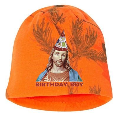 Cool Christmas Jesus Birthday Boy Kati - Camo Knit Beanie