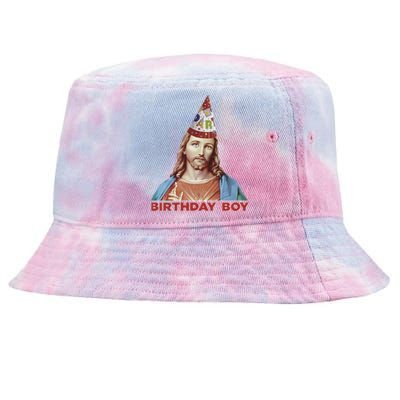 Cool Christmas Jesus Birthday Boy Tie-Dyed Bucket Hat