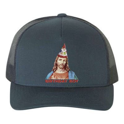 Cool Christmas Jesus Birthday Boy Yupoong Adult 5-Panel Trucker Hat