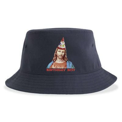 Cool Christmas Jesus Birthday Boy Sustainable Bucket Hat