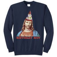 Cool Christmas Jesus Birthday Boy Tall Sweatshirt