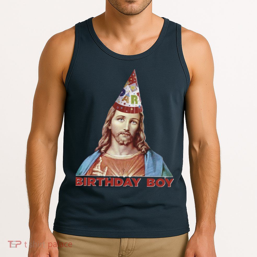 Cool Christmas Jesus Birthday Boy Tank Top