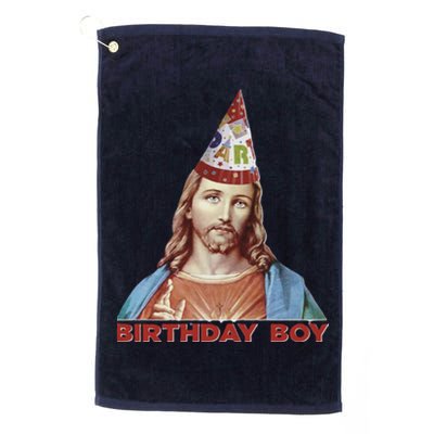 Cool Christmas Jesus Birthday Boy Golf Towel