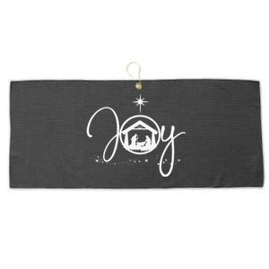 Christian Christmas Joy Jesus Nativity Scene Faith Gift,Short Sleeve Large Microfiber Waffle Golf Towel