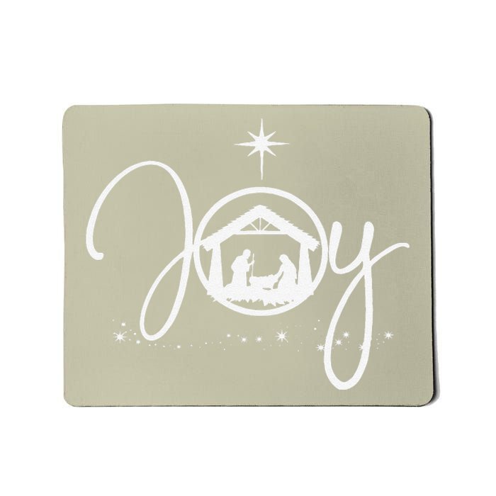 Christian Christmas Joy Jesus Nativity Scene Faith Gift,Short Sleeve Mousepad